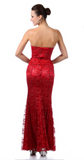 Prom Evenning Lace Jersey Beaded Dresses