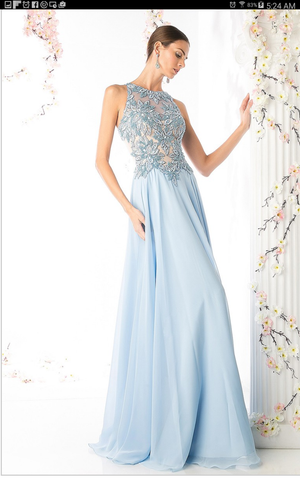 Prom Evenning Lace Jersey Beaded Dresses
