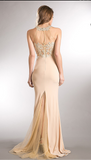 Prom Evenning Lace Jersey Beaded Dresses