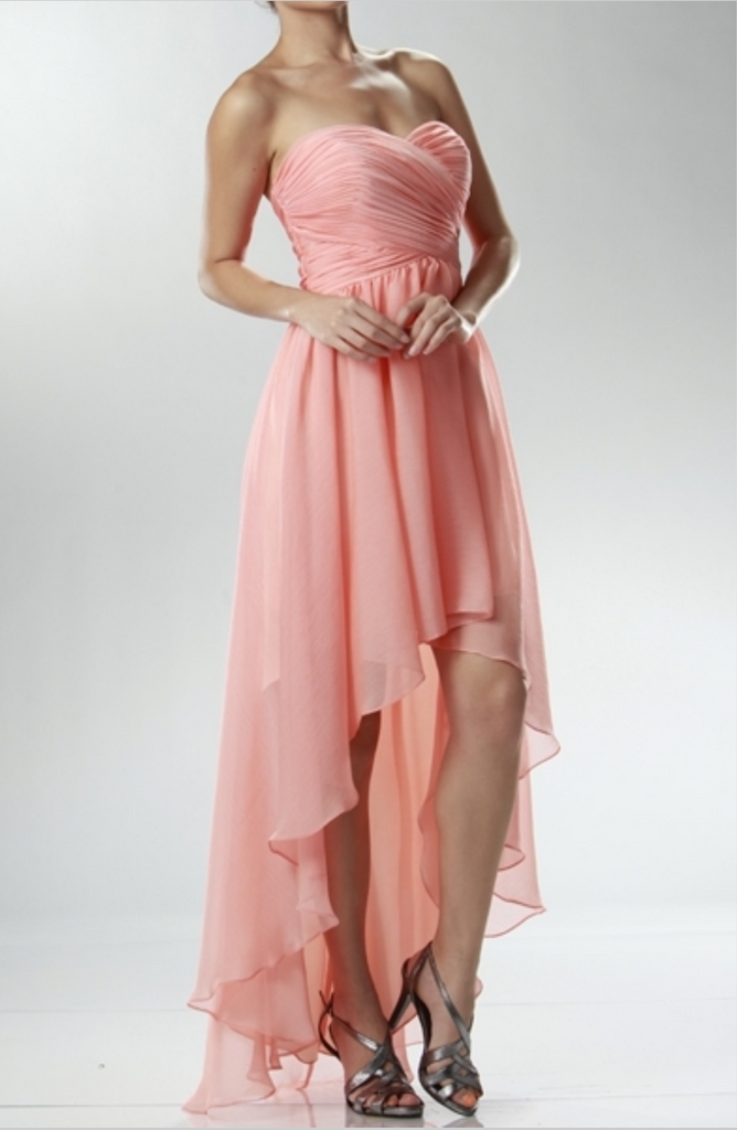 Chiffon lace sleeve long bridesmaid dress.