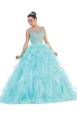 Quinceanera, sweet 16, engagement ball gown dress designer