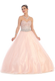 Quinceanera, sweet 16, engagement ball gown dress designer