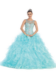 Quinceanera, sweet 16, engagement ball gown dress designer