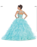Quinceanera, sweet 16, engagement ball gown dress designer