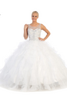 Quinceanera, sweet 16, engagement ball gown dress designer