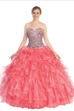 Quinceanera, sweet 16, engagement ball gown dress designer