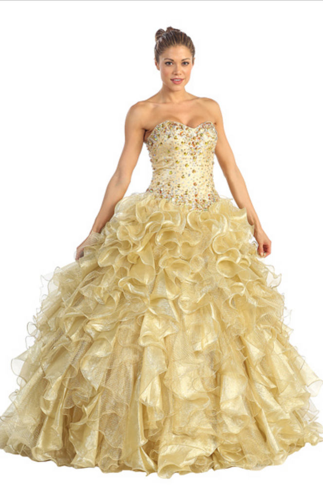 Quinceanera, sweet 16, engagement ball gown dress designer
