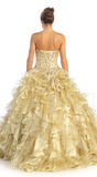 Quinceanera, sweet 16, engagement ball gown dress designer