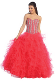 Quinceanera, sweet 16, engagement ball gown dress designer