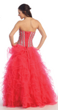 Quinceanera, sweet 16, engagement ball gown dress designer