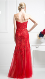 Prom Evenning Lace Jersey Beaded Dresses
