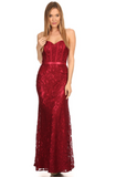 Prom Evenning Lace Jersey Beaded Dresses