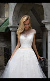 Lace princess ball gown lace A-Line wedding dress