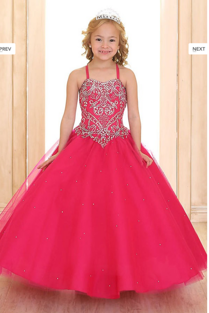 Beautiful Pageant, Flower Girl, ball gown dress