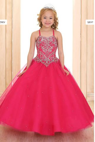 Beautiful Pageant, Flower Girl, ball gown dress