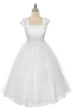 flower girl communion lace chiffon dresses
