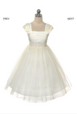 flower girl communion lace chiffon dresses