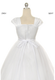 flower girl communion lace chiffon dresses