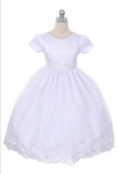 flower girl communion lace chiffon dresses