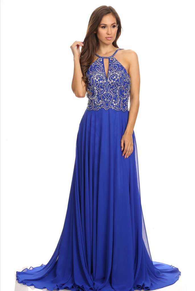 Prom & Evenning Lace Jersey Beaded Dresses