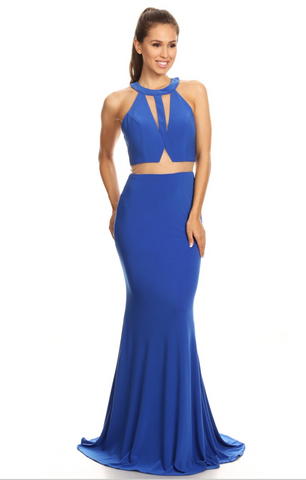 Prom & Evenning Lace Jersey Beaded Dresses