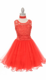 flower girl communion lace chiffon dresses