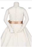 Flower girl communion lace chiffon dresses