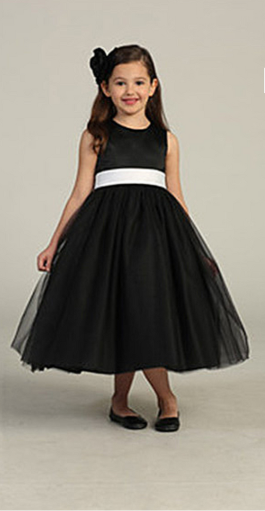 Flower girl communion lace chiffon dresses