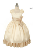 Flower girl communion lace chiffon dresses