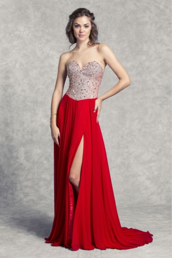 Prom & Evenning Lace Jersey Beaded Dresses