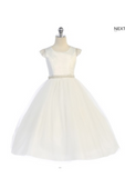 Flower girl communion lace chiffon dresses