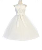 Flower girl communion lace chiffon dresses