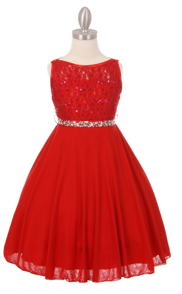 Flower girl communion lace chiffon dresses