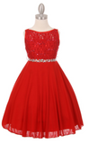 Flower girl communion lace chiffon dresses