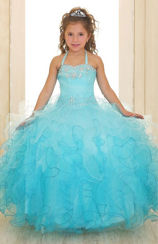 Beautiful Pageant, Flower Girl, ball gown dress