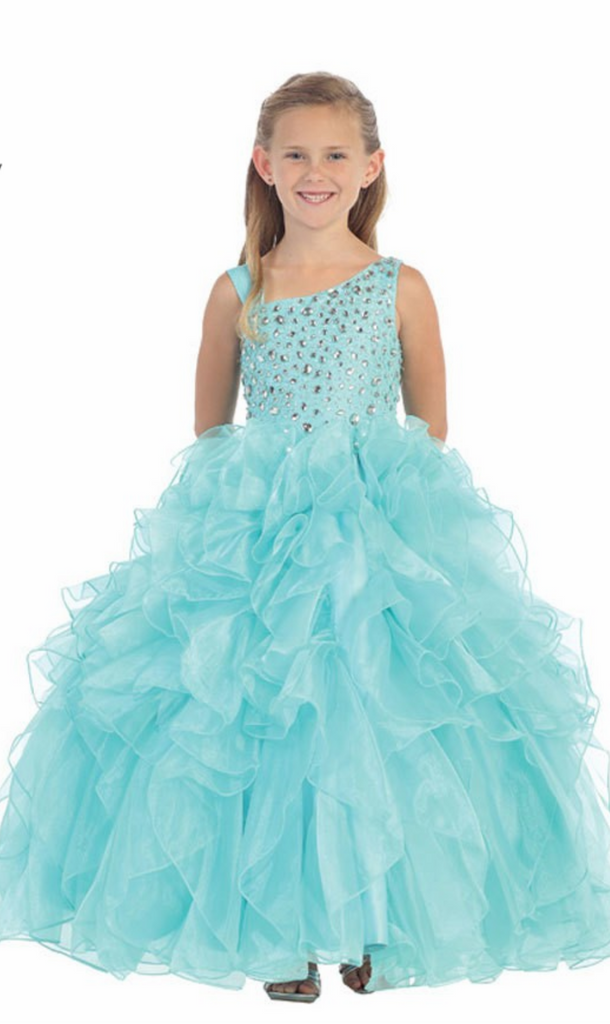 Beautiful Pageant, Flower Girl,  ball gown dress