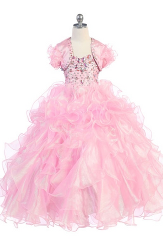 Beautiful Pageant, Flower Girl,  ball gown dress