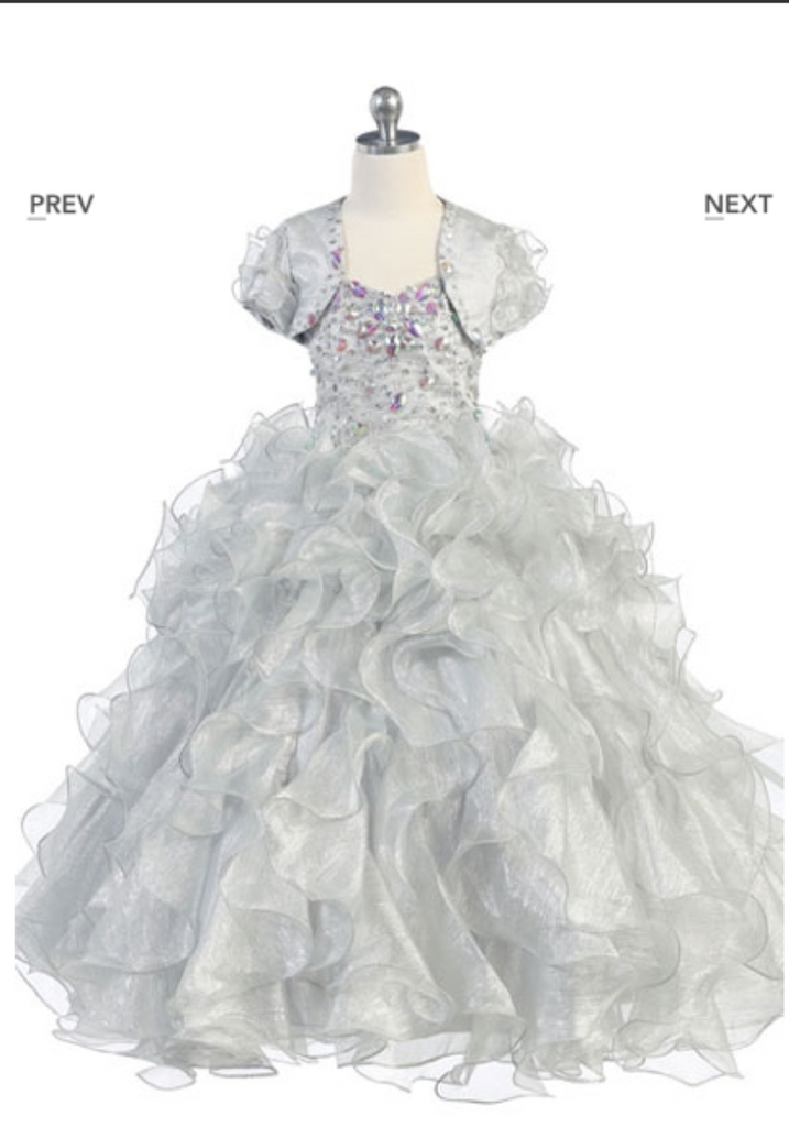Beautiful Pageant, Flower Girl,  ball gown dress