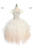 Beautiful Pageant, Flower Girl,  ball gown dress