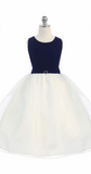 Flower girl communion lace chiffon dresses