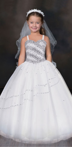 Beautiful Pageant, Flower Girl,  ball gown dress