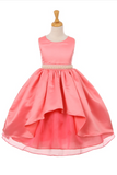 Flower girl communion lace chiffon dresses