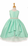 Flower girl communion lace chiffon dresses