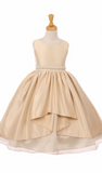 Flower girl communion lace chiffon dresses