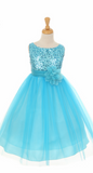 Flower girl communion lace chiffon dresses