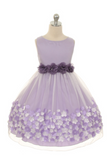 Flower girl communion lace chiffon dresses