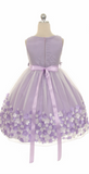 Flower girl communion lace chiffon dresses