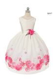 Flower girl communion lace chiffon dresses