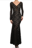 Prom & Evenning Lace Jersey Beaded Dresses