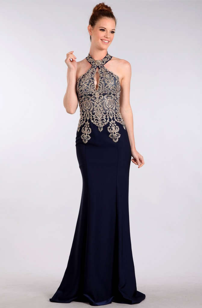 Prom & Evenning Lace Jersey Beaded Dresses